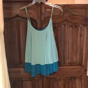 Jay Godfrey Teal/ Seafoam Green Tank